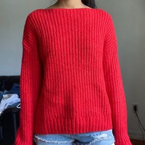 Old Navy Red Knit Sweater❤️